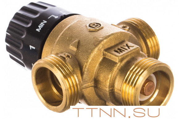 Смесительный клапан STOUT 3/4 НР 30-65°С KV 1,8 Смесительный клапан STOUT 3/4 НР 30-65°С KV 1,8