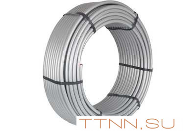 Труба стабильная из сшитого полиэтилена 16 мм STOUT PE-Xc/Al/PE-Xc 16x2,6 (бухта 100 м) серая Труба стабильная из сшитого полиэтилена 16 мм STOUT PE-Xc/Al/PE-Xc 16x2,6 (бухта 100 м) серая