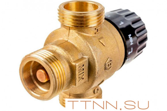 Смесительный клапан STOUT 3/4 НР 30-65°С KV 2,3 Смесительный клапан STOUT 3/4 НР 30-65°С KV 2,3