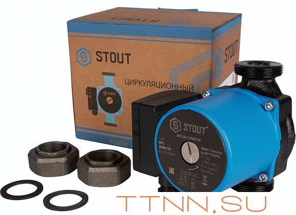 Насос для отопления STOUT 25/60-130 (SPC-0010-2560130) Насос для отопления STOUT 25/60-130 (SPC-0010-2560130)