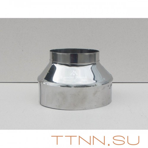 Переход с однок. на двухконт. Нерж (0,8мм) 120х200 Переход с однок. на двухконт. Нерж (0,8мм) 120х200