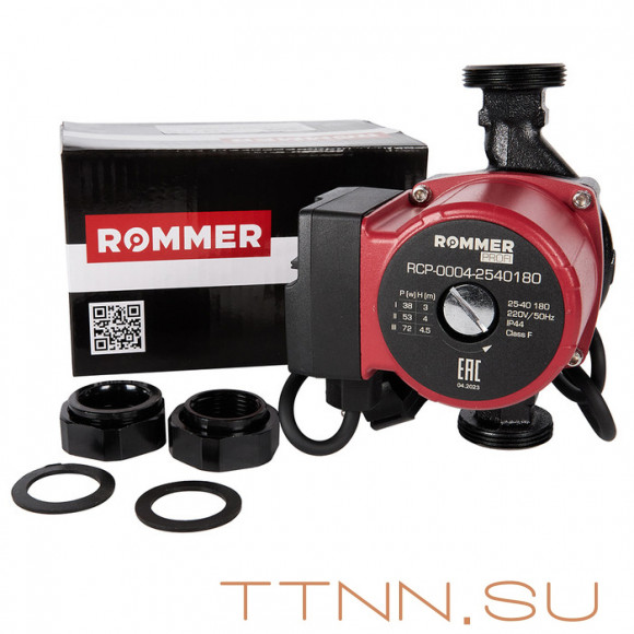 Насос для отопления Rommer Profi 25/40-180 Насос для отопления Rommer Profi 25/40-180