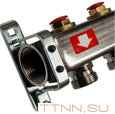 Коллектор с запорными клапанами STOUT SMS-0932-000003 Коллектор с запорными клапанами STOUT SMS-0932-000003