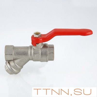 Кран шаровый с фильтром Valtec 3/4 Valtec VT.292 FF Кран шаровый с фильтром Valtec 3/4 Valtec VT.292 FF