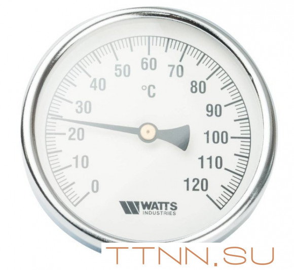 Термометр биметаллический с погружной гильзой Watts F+R801 (T) 100/50 Термометр биметаллический с погружной гильзой Watts F+R801 (T) 100/50