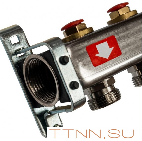 Коллектор с запорными клапанами STOUT SMS-0932-000004 Коллектор с запорными клапанами STOUT SMS-0932-000004