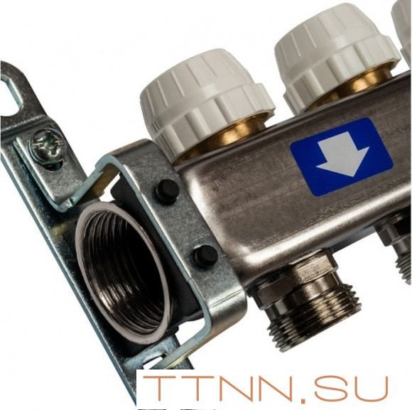 Коллектор с запорными клапанами STOUT SMS-0932-000004 Коллектор с запорными клапанами STOUT SMS-0932-000004