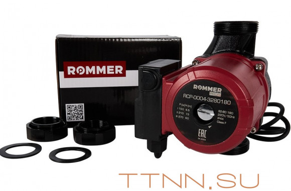 Насос для отопления Rommer Profi 32/80-180 Насос для отопления Rommer Profi 32/80-180