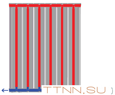 Алюминиевый радиатор Global VOX-R 800 4 секции