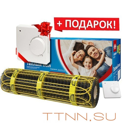 Теплый пол под плитку Национальный комфорт 2НК 6 м2 + Терморегулятор Теплый пол под плитку Национальный комфорт 2НК 6 м2 + Терморегулятор