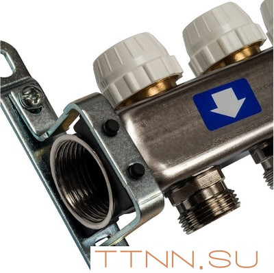 Коллектор с запорными клапанами STOUT SMS-0932-000012 Коллектор с запорными клапанами STOUT SMS-0932-000012