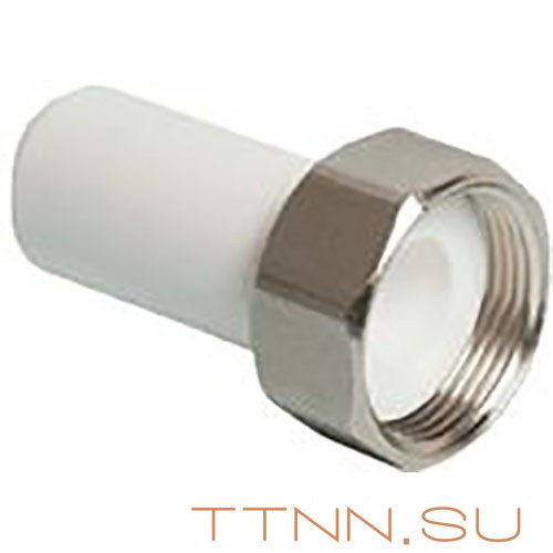 Штуцер РосТурПласт для присоединения счетчика воды под пломбу 32х1 1/4" арт.10855 Штуцер РосТурПласт для присоединения счетчика воды под пломбу 32х1 1/4" арт.10855