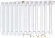 Стальной трубчатый радиатор 2-колончатый Rommer RST 2030/12 нижнее правое подключение RAL9016 Стальной трубчатый радиатор 2-колончатый Rommer RST 2030/12 нижнее правое подключение RAL9016