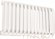 Стальной трубчатый радиатор 2-колончатый Rommer RST 2030/14 нижнее правое подключение RAL9016 Стальной трубчатый радиатор 2-колончатый Rommer RST 2030/14 нижнее правое подключение RAL9016