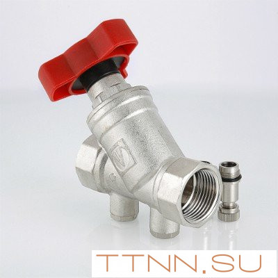 Клапан ручной балансировочный Valtec 1/2" VT.054.N.04 Клапан ручной балансировочный Valtec 1/2" VT.054.N.04