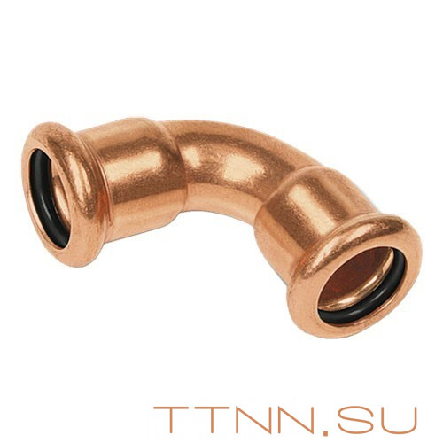 Отвод Sanha 90° ВПр-ВПр, 28, для медных труб прессовой Отвод Sanha 90° ВПр-ВПр, 28, для медных труб прессовой