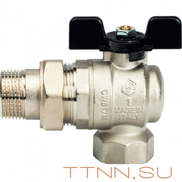 Кран шаровой с накидной гайкой угловой STOUT 1" SVB-0008-000025 Кран шаровой с накидной гайкой угловой STOUT 1" SVB-0008-000025