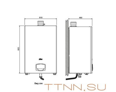 Настенный газовый котел Ferroli FORCE W 150 (0MDSFAWA) Настенный газовый котел Ferroli FORCE W 150 (0MDSFAWA)
