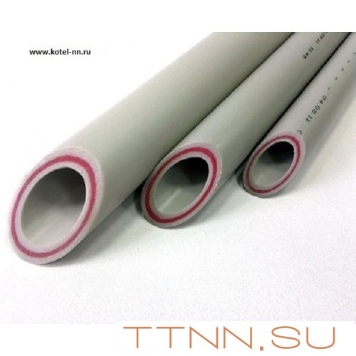 Полипропиленовая труба D20 PN 25 стекловолокно Серый Полипропиленовая труба D20 PN 25 стекловолокно Серый