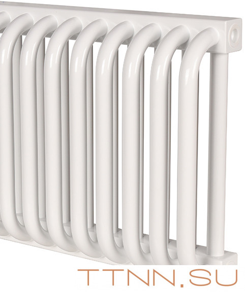 Стальной трубчатый радиатор 2-колончатый Rommer RST 2030/28 боковое подключение RAL9016 Стальной трубчатый радиатор 2-колончатый Rommer RST 2030/28 боковое подключение RAL9016