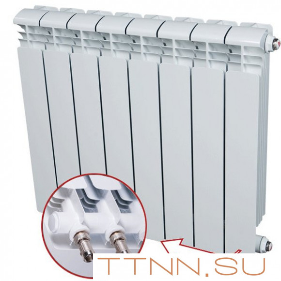 Алюминиевый радиатор Rifar Alum Ventil 500 10 секц. Алюминиевый радиатор Rifar Alum Ventil 500 10 секц.