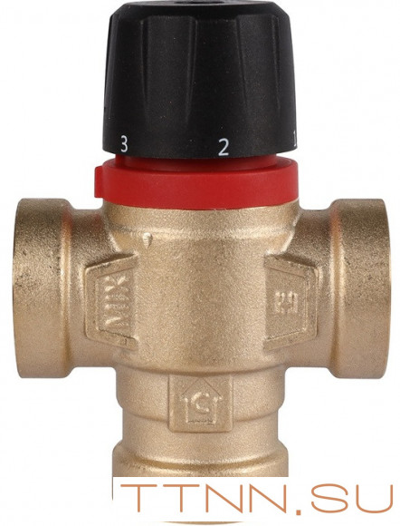 Смесительный клапан Rommer 3/4" ВР 35-60°С KV 1,6 (RVM-0112-166020) боковое смешивание Смесительный клапан Rommer 3/4" ВР 35-60°С KV 1,6 (RVM-0112-166020) боковое смешивание