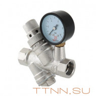 Редуктор давления с манометром и фильтром Valtec 3/4 VT.082.N.05 Редуктор давления с манометром и фильтром Valtec 3/4 VT.082.N.05
