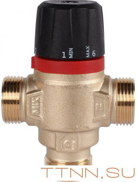 Смесительный клапан Rommer 3/4" НР 35-60°С KV 1,6 (RVM-0122-166020) боковое смешивание Смесительный клапан Rommer 3/4" НР 35-60°С KV 1,6 (RVM-0122-166020) боковое смешивание