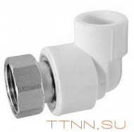 Угольник с накидной гайкой Valfex 20х3/4" Угольник с накидной гайкой Valfex 20х3/4"