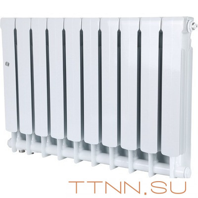 Биметаллический радиатор STOUT SPACE 500 нижнее 10 секций (SRB-0320-050010)