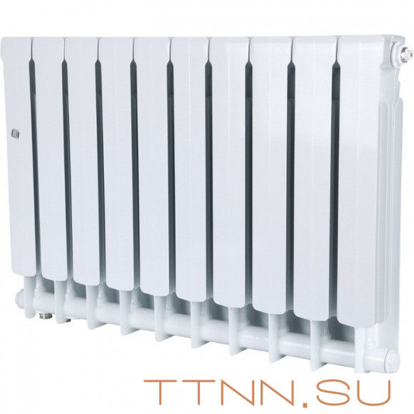 Биметаллический радиатор STOUT SPACE 500 нижнее 10 секций (SRB-0320-050010)
