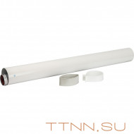 Удлинитель коаксиальный STOUT D 60/100 L-1000 Удлинитель коаксиальный STOUT D 60/100 L-1000