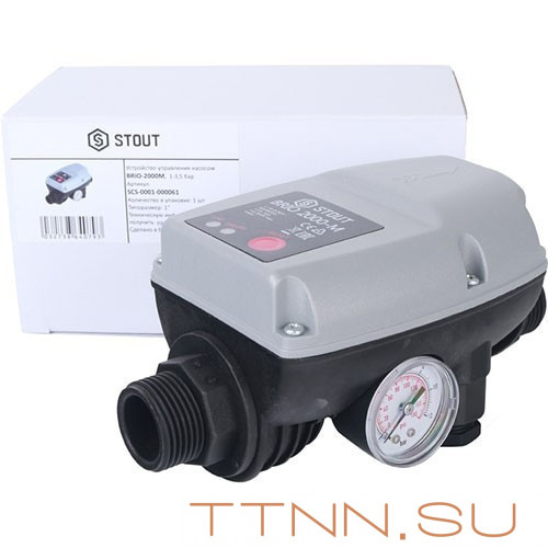 Устройство управления насосом STOUT BRIO-2000M Устройство управления насосом STOUT BRIO-2000M