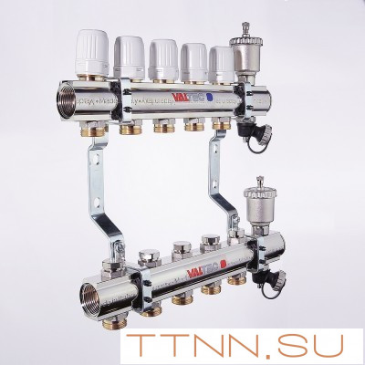 Для отопления VALTEC 1"х11 вых. Евроконус 3/4" Для отопления VALTEC 1"х11 вых. Евроконус 3/4"