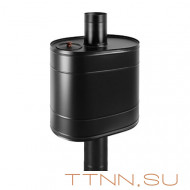 Бак BLACK на трубе 55л д.115 (Овальный) (AISI 439) Бак BLACK на трубе 55л д.115 (Овальный) (AISI 439)