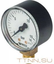 Манометр радиальный Watts F+R200 (MDR) 100/ 16x1/2" Манометр радиальный Watts F+R200 (MDR) 100/ 16x1/2"