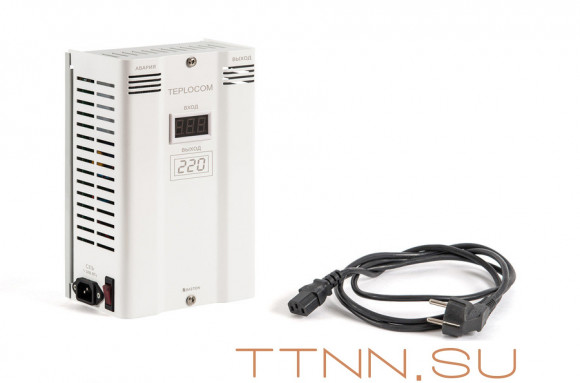 Стабилизатор напряжения Teplocom ST-600 INVERTOR Стабилизатор напряжения Teplocom ST-600 INVERTOR