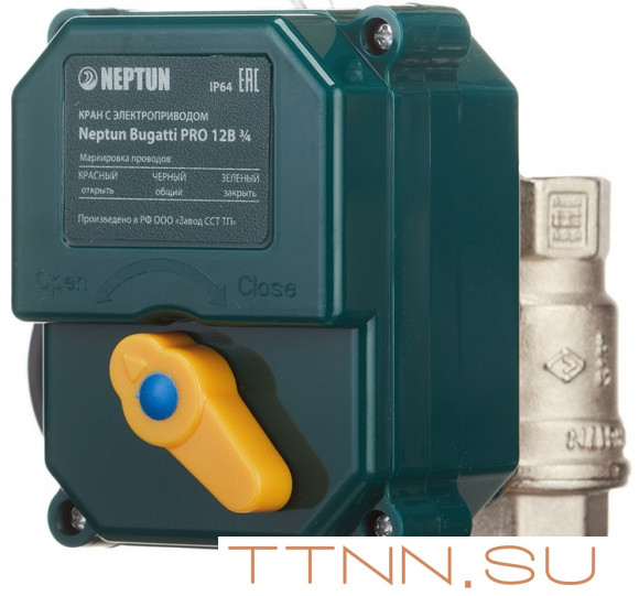 Кран с электроприводом Neptun Bugatti Pro 12В 1/2 Кран с электроприводом Neptun Bugatti Pro 12В 1/2