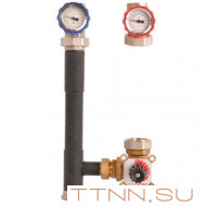 Насосная группа ROMMER с 3-х ходовым приводным смесителем 1" без насоса, арт. RDG-0003-002501 Насосная группа ROMMER с 3-х ходовым приводным смесителем 1" без насоса, арт. RDG-0003-002501