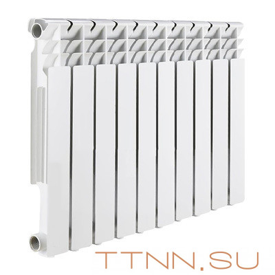 Алюминиевый радиатор Rommer Plus 500 10 секций Алюминиевый радиатор Rommer Plus 500 10 секций