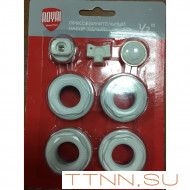 Монтажный присоединительный набора Royal Thermo 1/2 белый Монтажный присоединительный набора Royal Thermo 1/2 белый