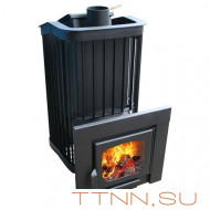 Печь Варвара Терма "Каменка" Мини, укороченная топка, панорамная дверь Печь Варвара Терма "Каменка" Мини, укороченная топка, панорамная дверь