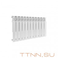 Алюминиевый радиатор Rommer Plus 500 12 секций Алюминиевый радиатор Rommer Plus 500 12 секций