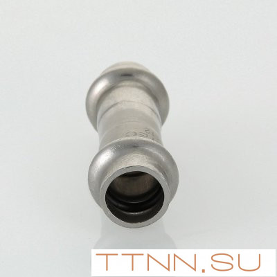 Муфта из нержавеющей стали Valtec 22х22 Муфта из нержавеющей стали Valtec 22х22