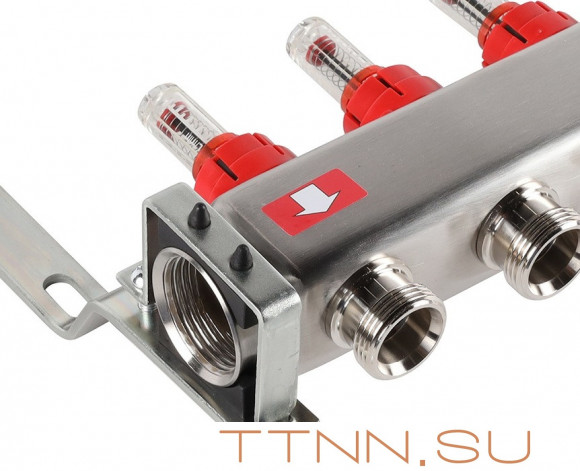 Для отопления Rommer 1"/3/4"x5 с расходомерами (RMS-1201-000005) Для отопления Rommer 1"/3/4"x5 с расходомерами (RMS-1201-000005)