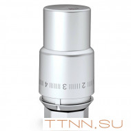 Термоголовка жидкостная Royal Thermo DESIGN М30х1,5 матовый хром (корпус металл) Термоголовка жидкостная Royal Thermo DESIGN М30х1,5 матовый хром (корпус металл)