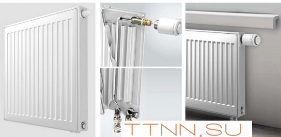 Стальной панельный радиатор Тип 33 Royal Thermo VENTIL COMPACT VC33-450-1200 RAL9016 Стальной панельный радиатор Тип 33 Royal Thermo VENTIL COMPACT VC33-450-1200 RAL9016