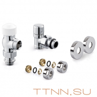 Набор термостатический Royal Thermo DESIGN PRO угловой М30х1,5 1/2" (Хром полированный) Набор термостатический Royal Thermo DESIGN PRO угловой М30х1,5 1/2" (Хром полированный)