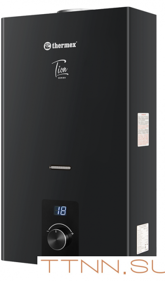 Газовый проточный водонагреватель Thermex T 20 D (Black) Газовый проточный водонагреватель Thermex T 20 D (Black)