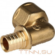 Угольник-переходник с внутренней резьбой 16xG 3/4" для труб из сшитого полиэтилена Угольник-переходник с внутренней резьбой 16xG 3/4" для труб из сшитого полиэтилена